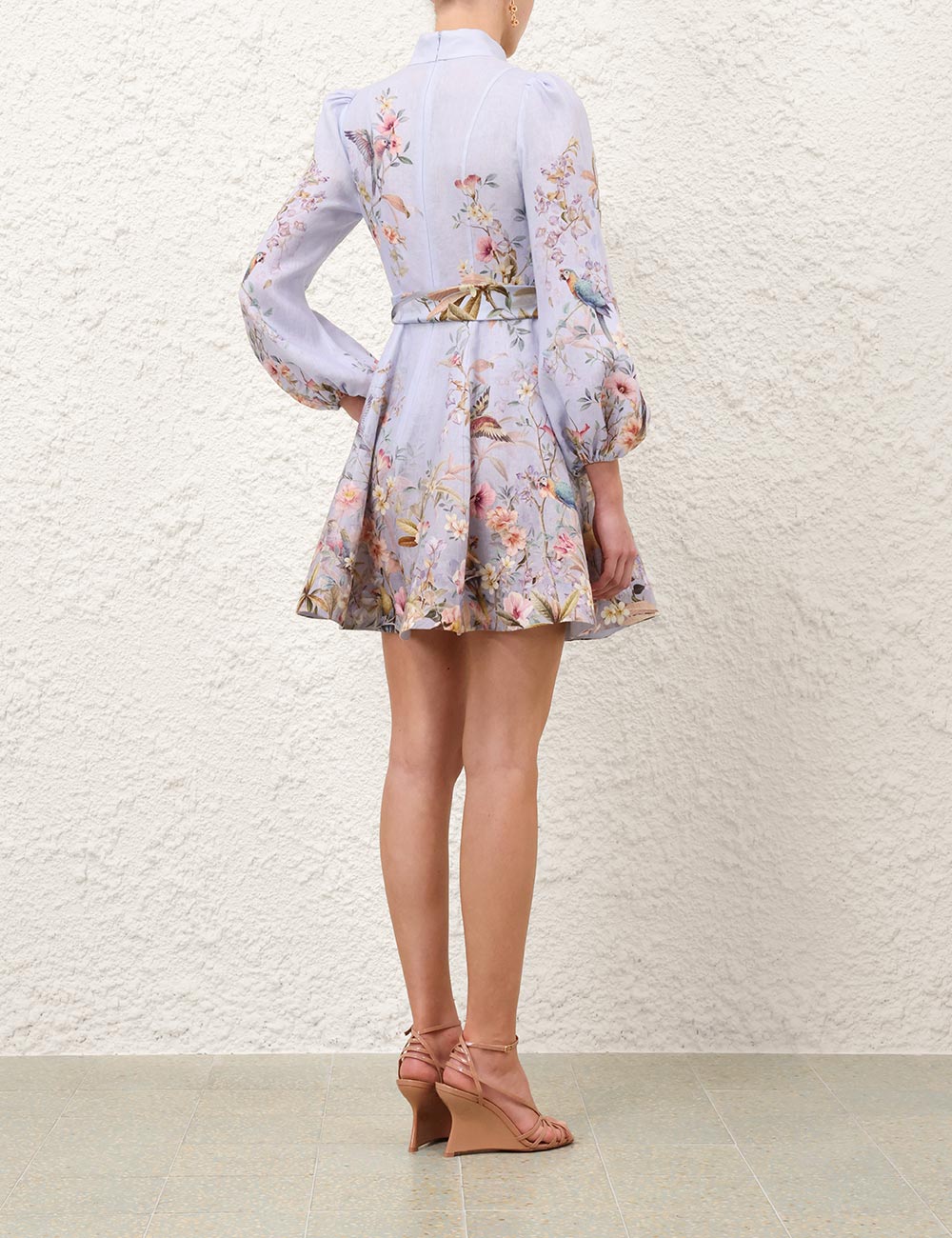 ZIMMERMANN Rebellion Button Mini Dress