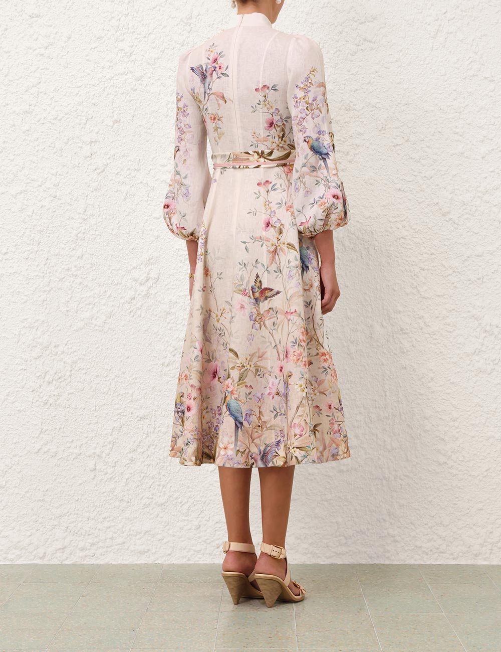ZIMMERMANN Rebellion Button Midi Dress