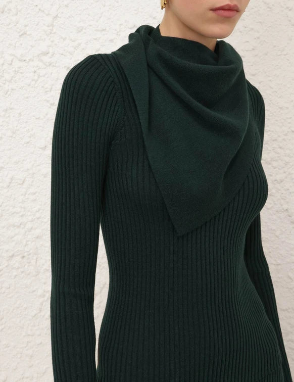 ZIMMERMANN Valiant Merino Scarf Top