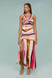 AMUR Casi Printed Jersey Midi Dress
