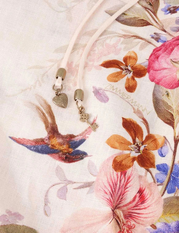 ZIMMERMANN Patience Frill Midi Dress