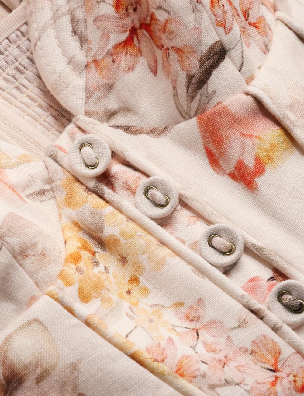 ZIMMERMANN Luna Buttoned Picnic Dress