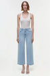 SIMKHAI Jude High Rise Wide Crop Denim