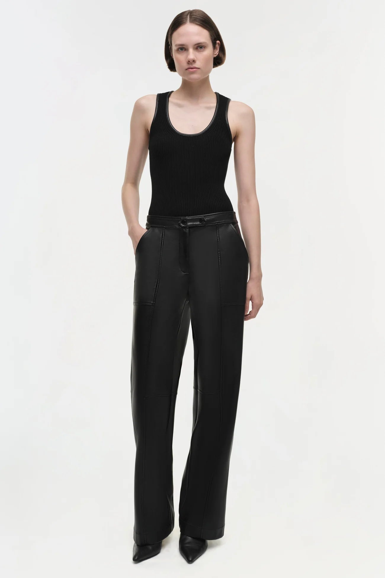 SIMKHAI Mackenzie Straight Leg Pant