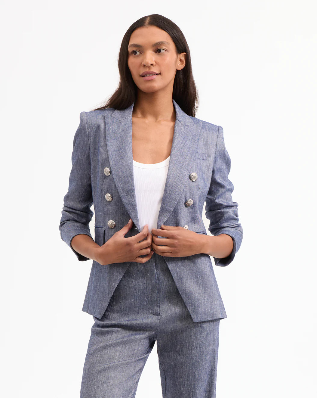 VERONICA BEARD Miller Linen Dickey Jacket