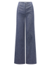 VERONICA BEARD Jude Wide-Leg Linen Pant