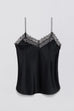 SIMKHAI Core Erika Lace Trimmed Silk Camisole