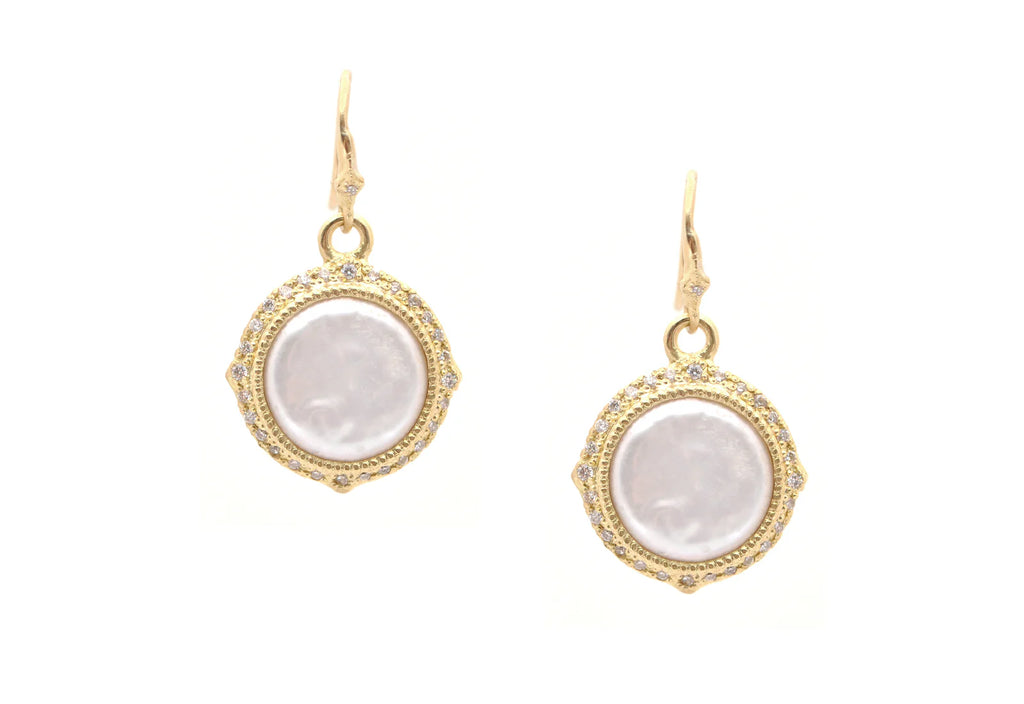 ARMENTA Pearl Drop Earrings