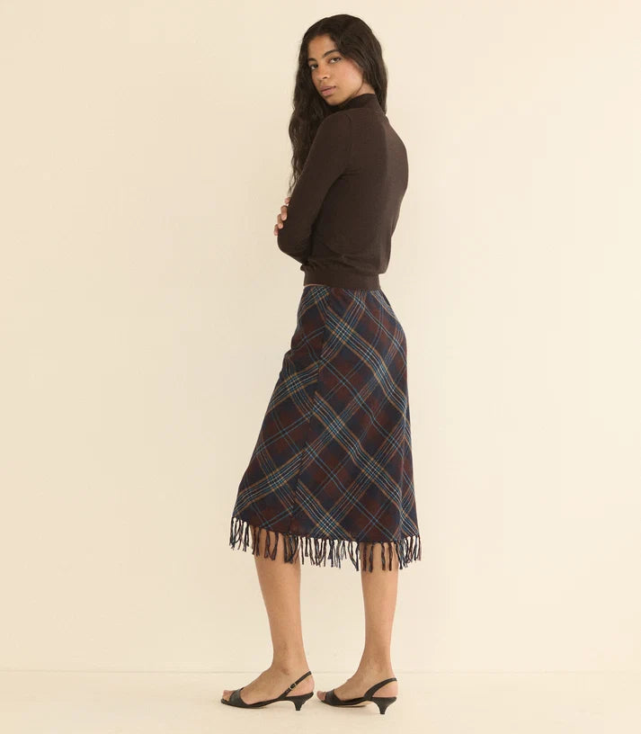 DOEN Elowette Knotted Fringe Skirt