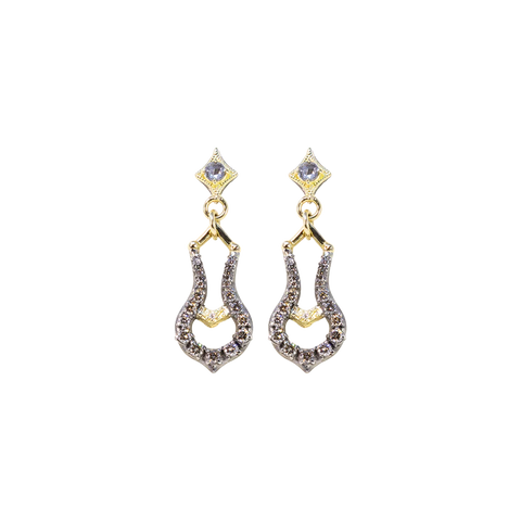 ARMENTA 22mm Horseshoes Drop Earrings