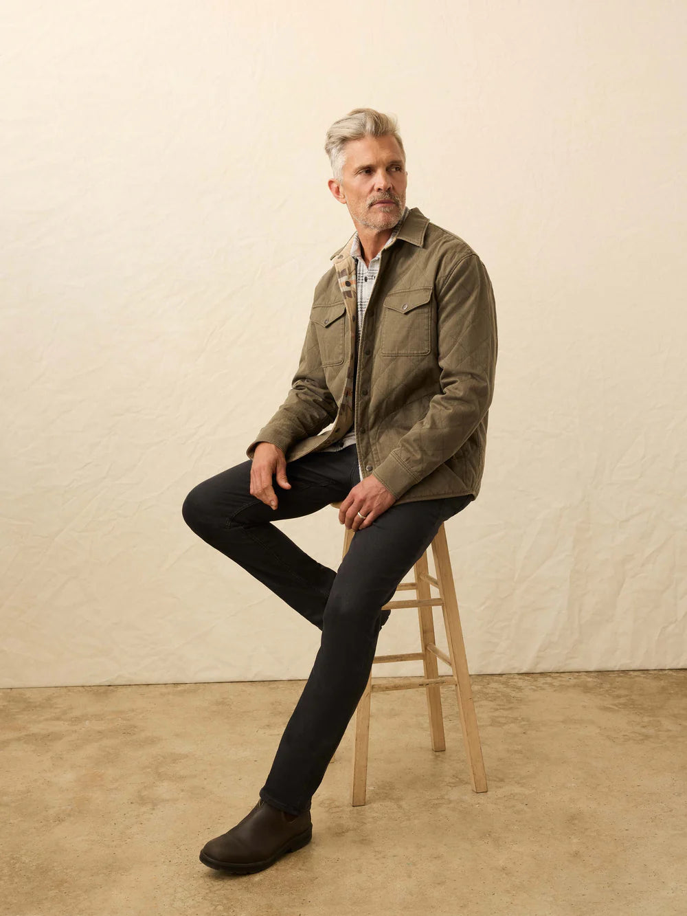 FAHERTY Doug Good Feather Reversible Bondi Jacket