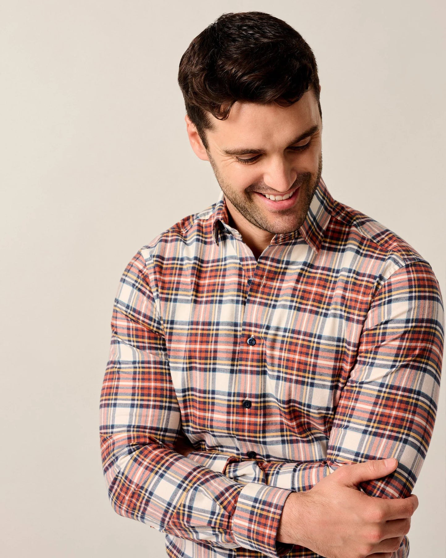 JOHNNIE-O Performance Flannel Button Down