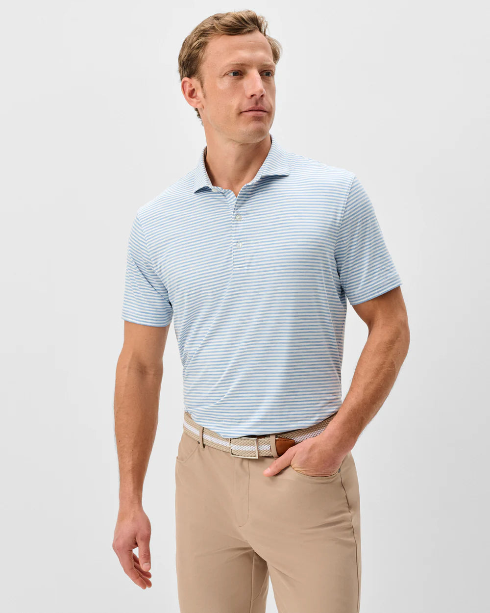 JOHNNIE-O Seymour Stripe