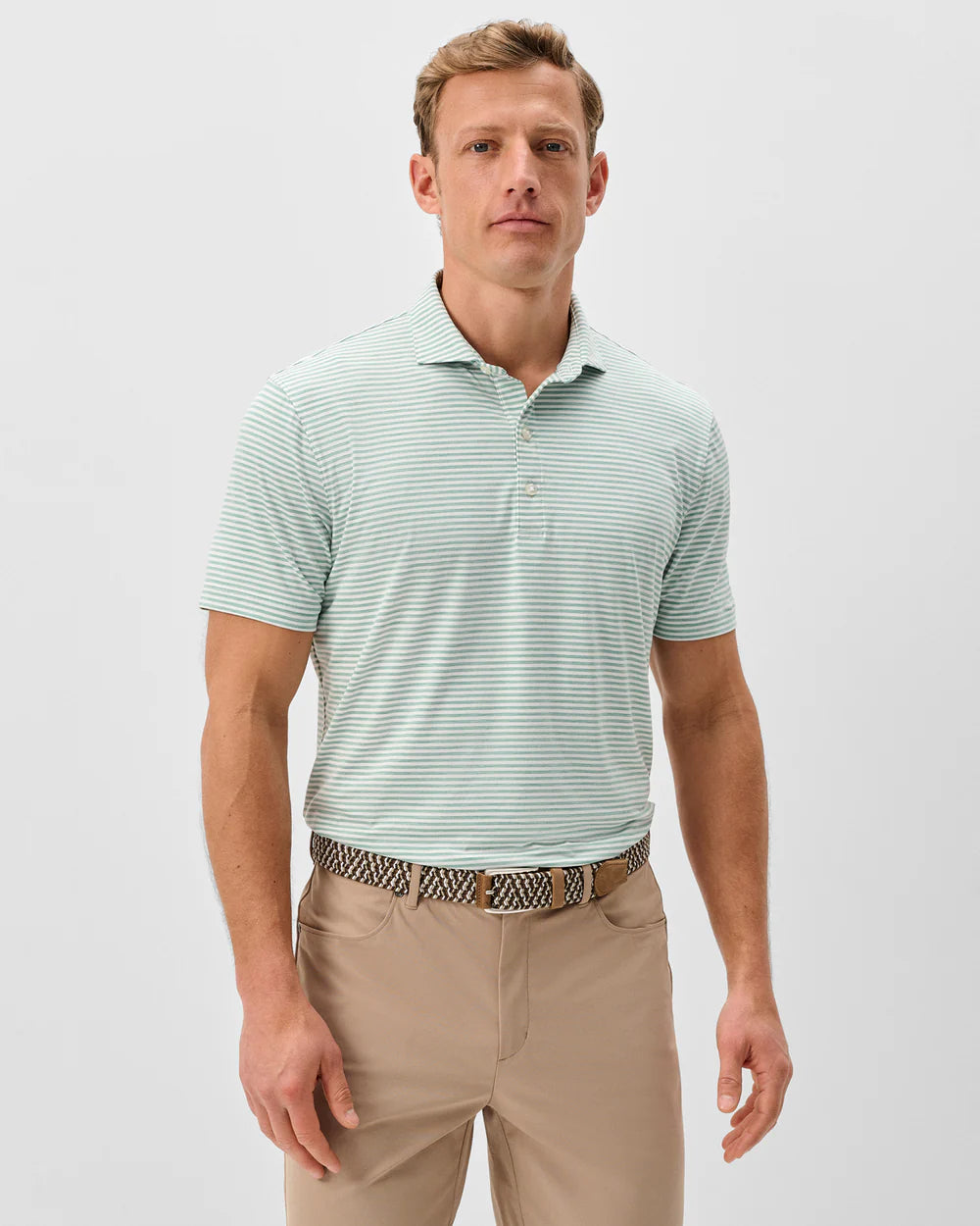 JOHNNIE-O Seymour Stripe