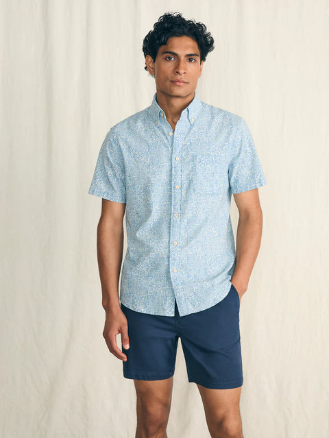 FAHERTY Short Sleeve Stretch Playa Shirt