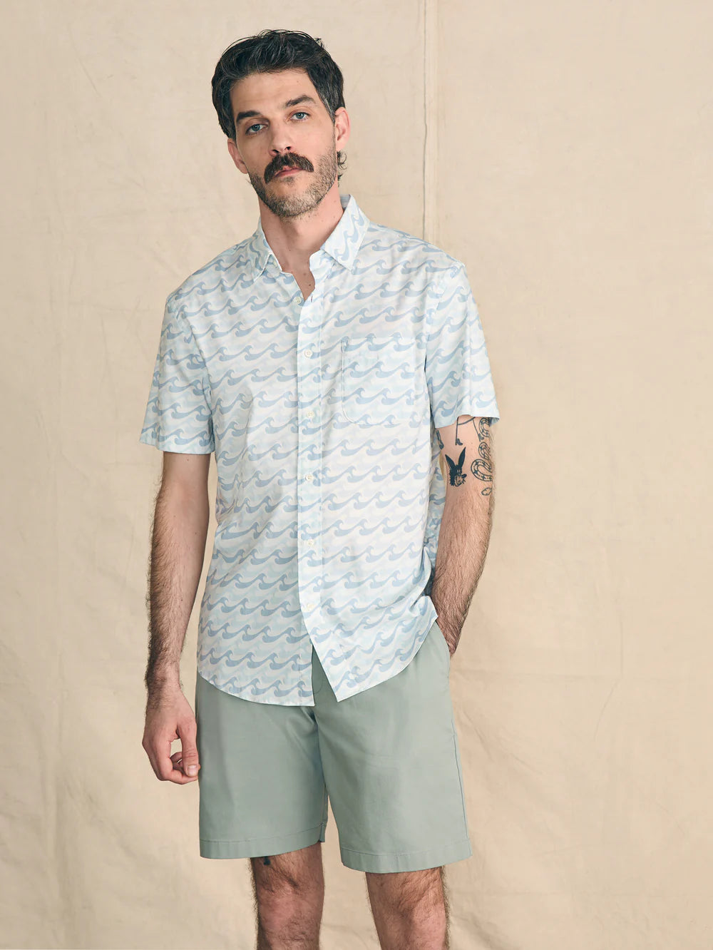 FAHERTY Movement Short Sleeve Shirt