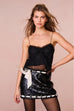 LOVE SHACK FANCY Lovina Sequined Mini Skirt