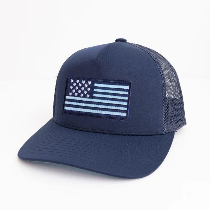 GREYSON Wolf Flag Trucker Hat