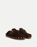 VERONICA BEARD Fern Shearling Clog