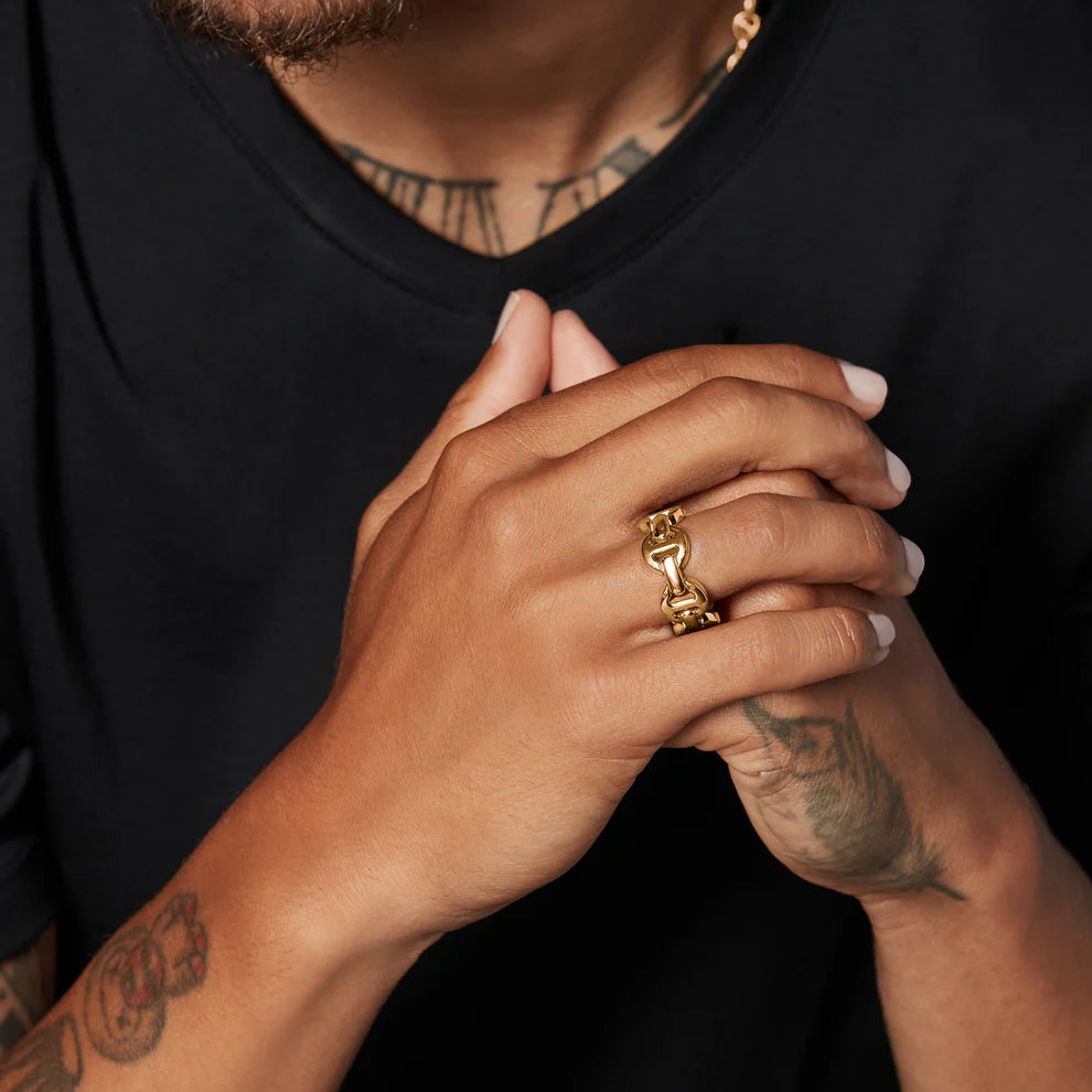 HOORSENBUHS Classic Tri-Link Ring