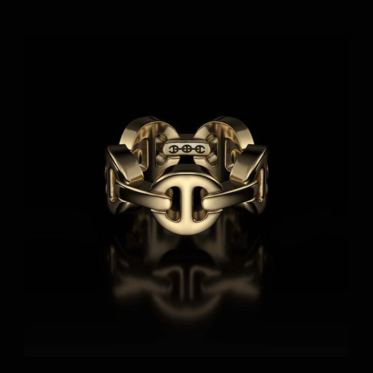 HOORSENBUHS Classic Tri-Link Ring