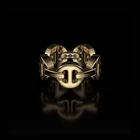 HOORSENBUHS Classic Tri-Link Ring