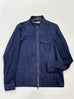 ISAIA Suede Zip Overshirt