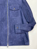 ISAIA Suede Zip Overshirt