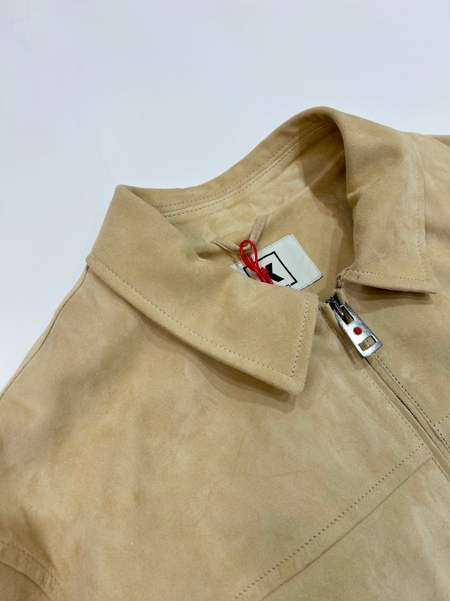 KIRED Suede Full Zip Overshirt