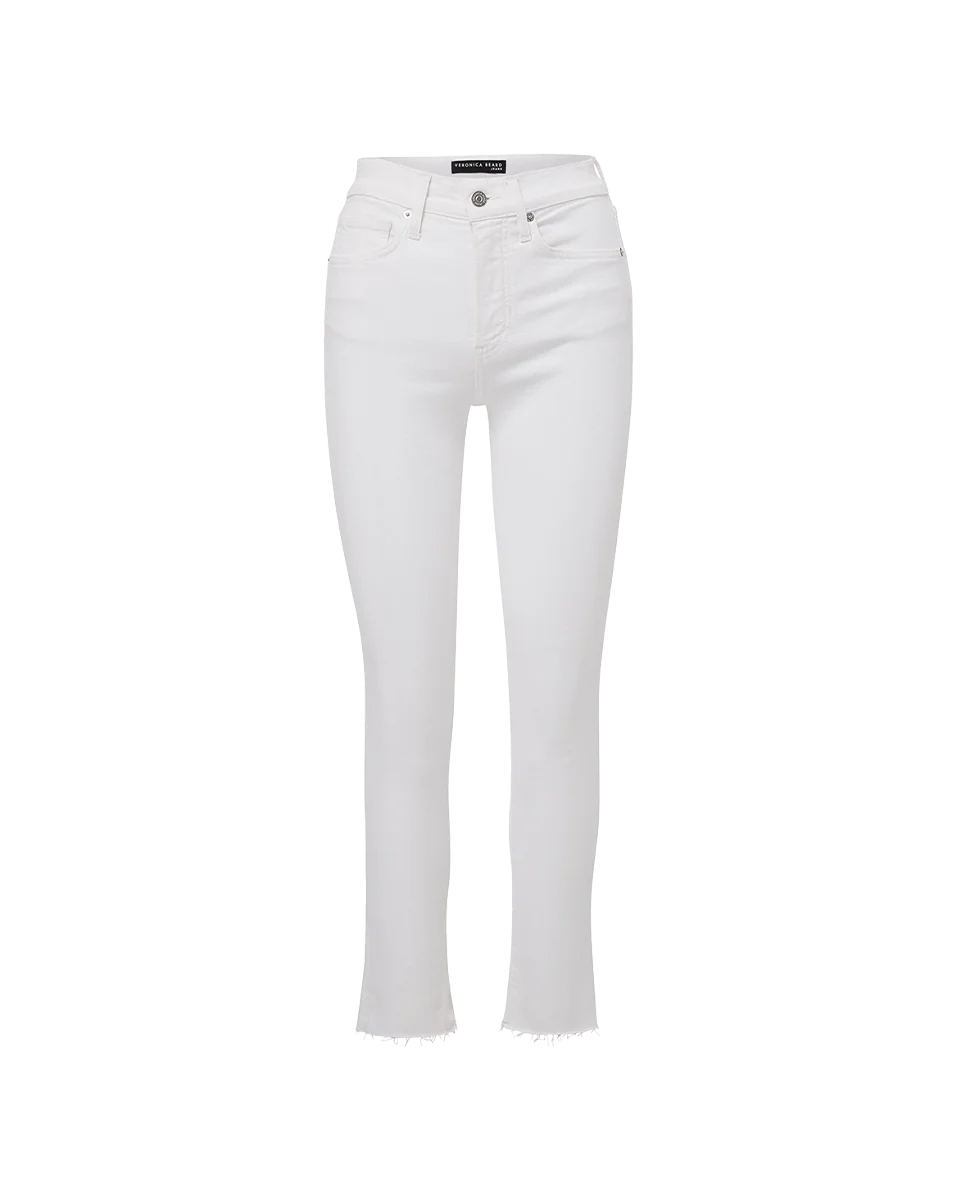 VERONICA BEARD Carly Raw Hem Kick-Flare Jean