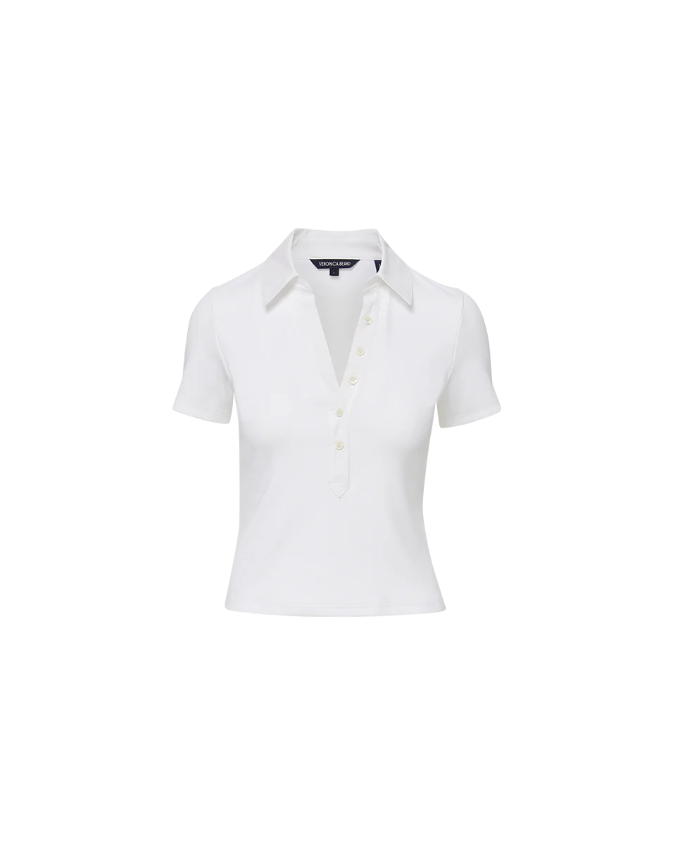 VERONICA BEARD Kearney Button-Down Tee