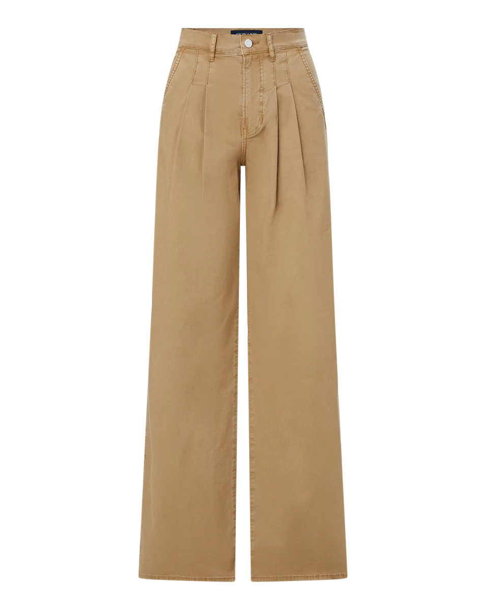 VERONICA BEARD Mia Wide Leg Pleated Pant