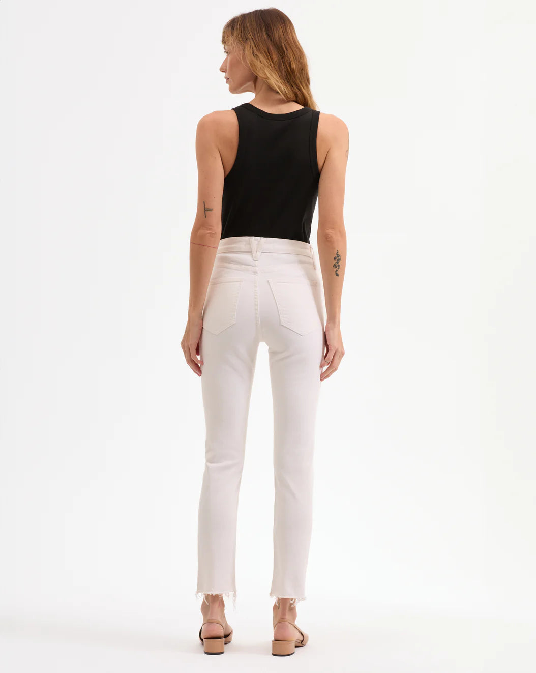 VERONICA BEARD Carly Raw Hem Kick-Flare Jean