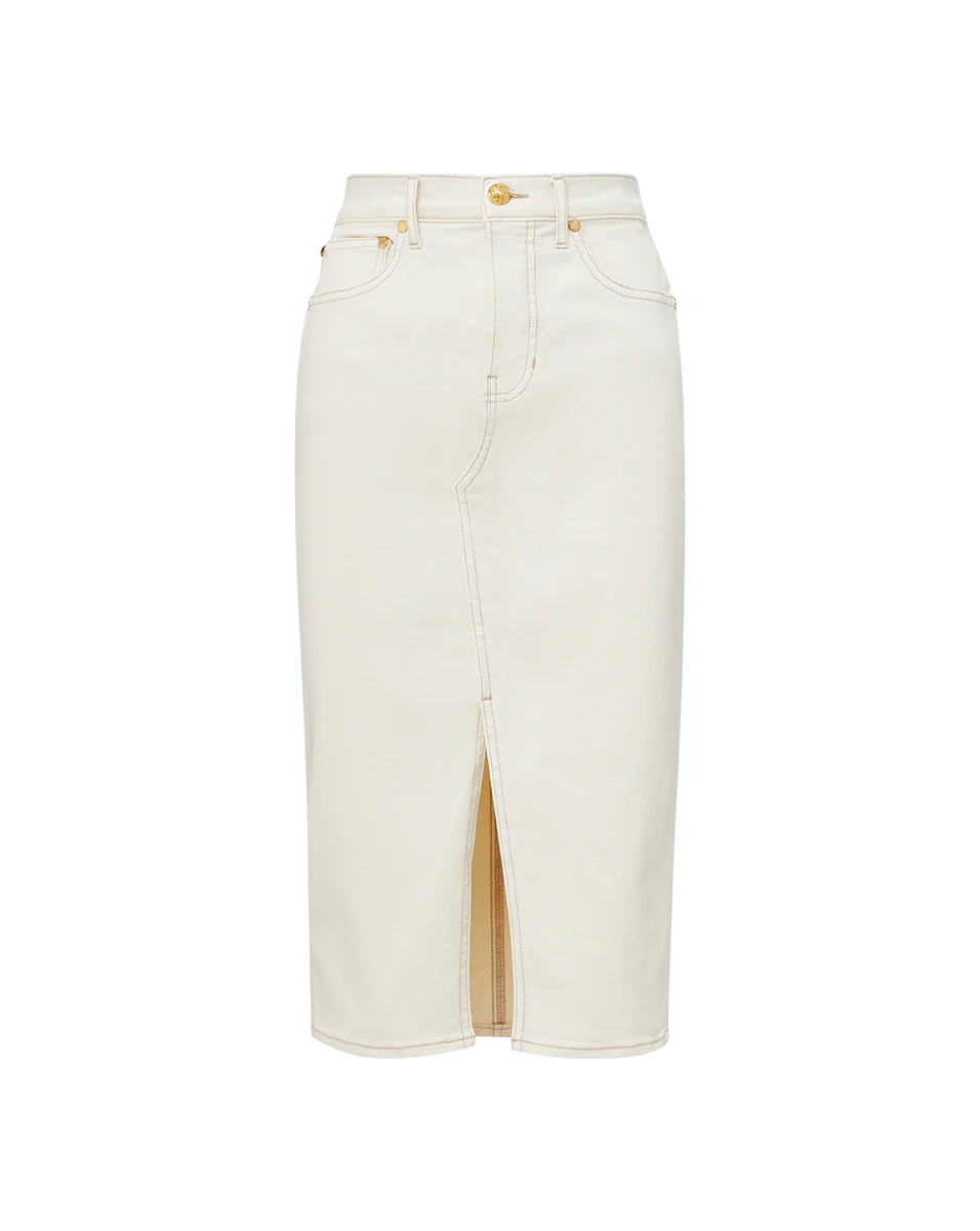 VERONICA BEARD Breves Denim Midi Skirt