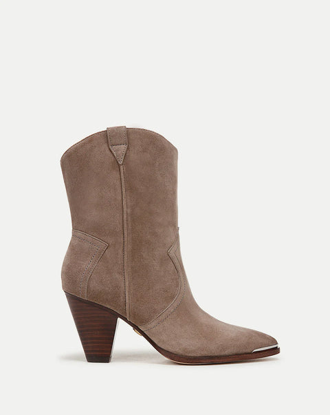 VERONICA BEARD Cody Suede Western Bootie