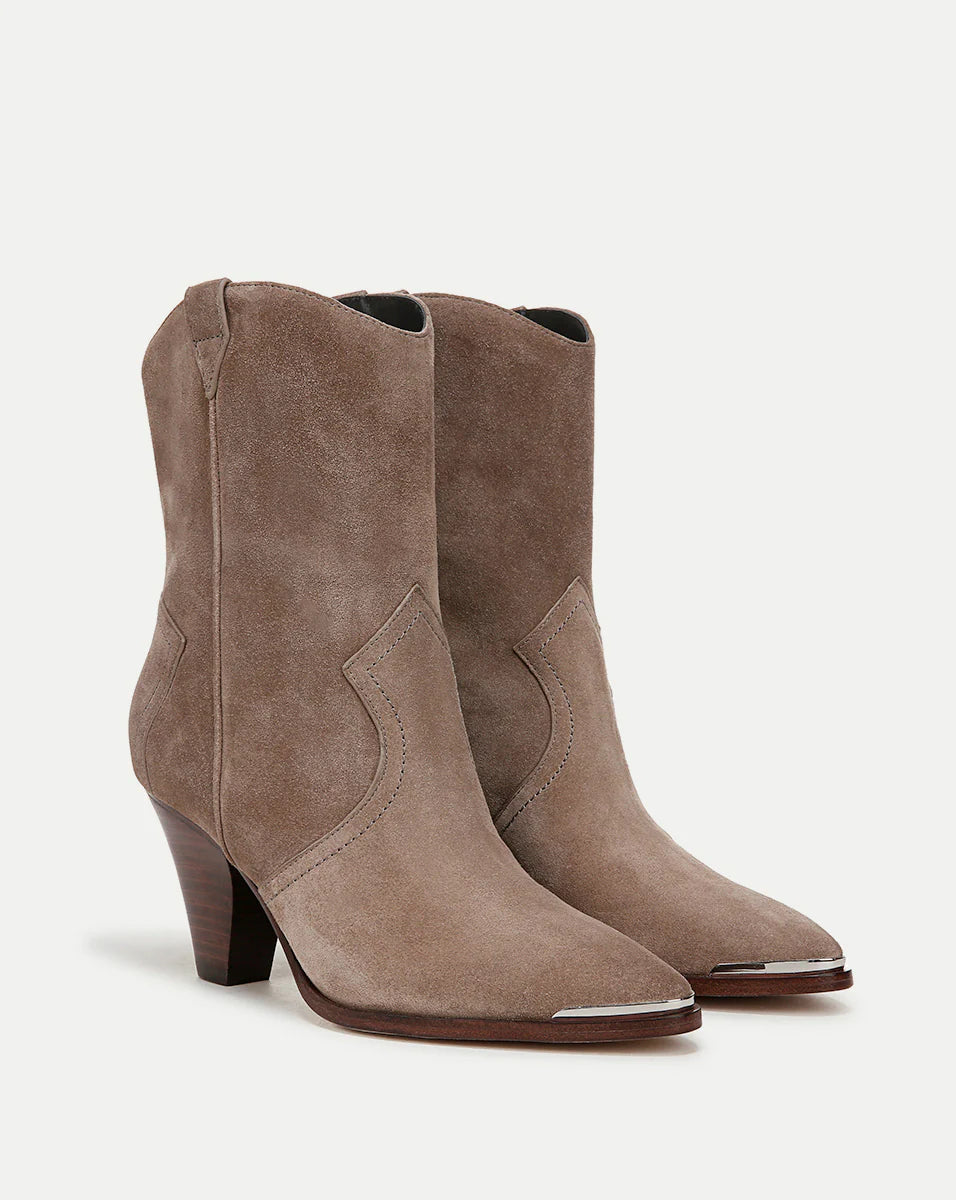 VERONICA BEARD Cody Suede Western Bootie