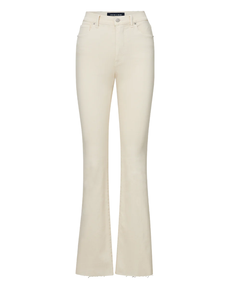 VERONICA BEARD Cameron Raw Hem Bootcut Jean