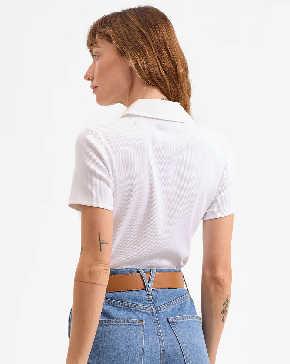 VERONICA BEARD Kearney Button-Down Tee