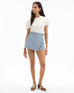 VERONICA BEARD Diaz Denim Wrap Skort