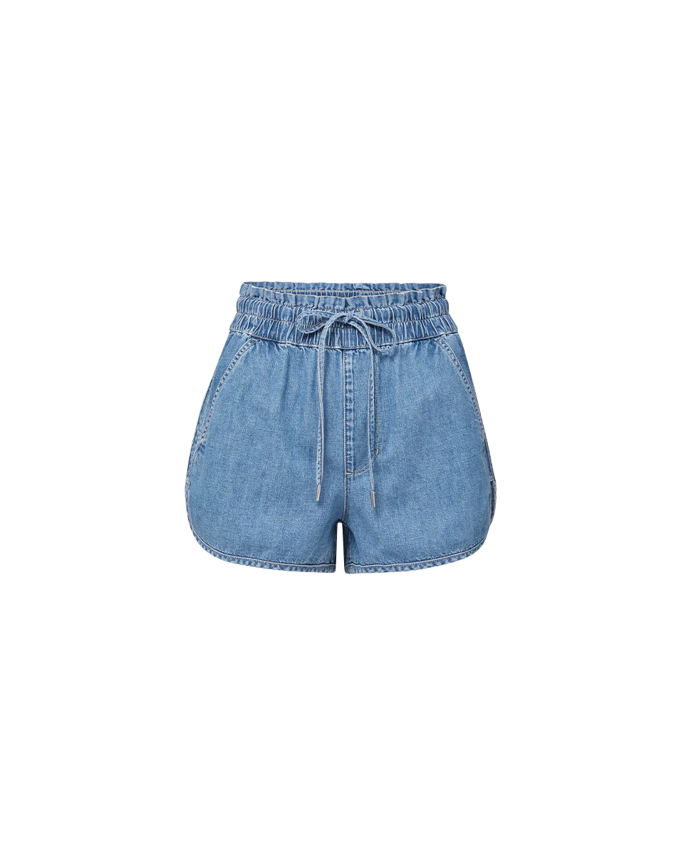 VERONICA BEARD Nessie Denim Drawstring Short