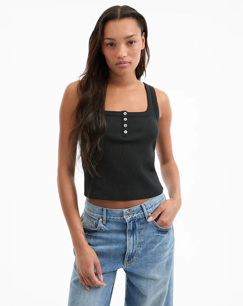 VERONICA BEARD Abbot Square Neck Tank Top