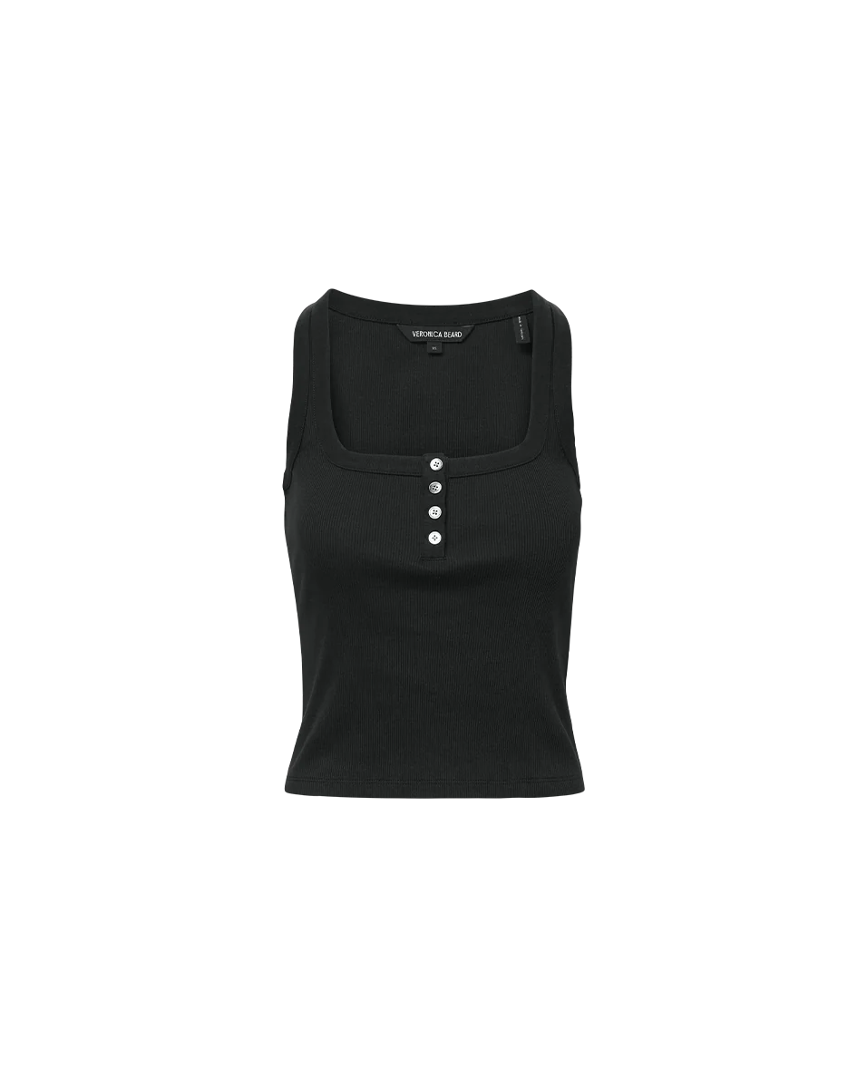 VERONICA BEARD Abbot Square Neck Tank Top