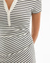 VERONICA BEARD Lanier Striped Polo Dress
