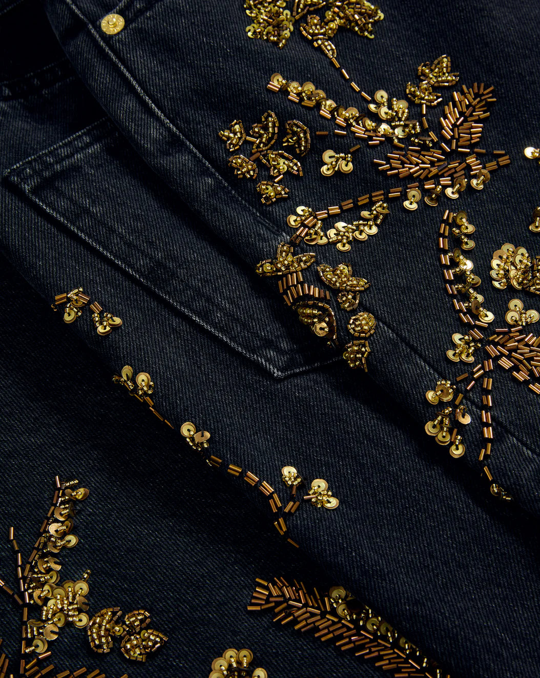 VERONICA BEARD Daniela Embellished Straight Leg Jean