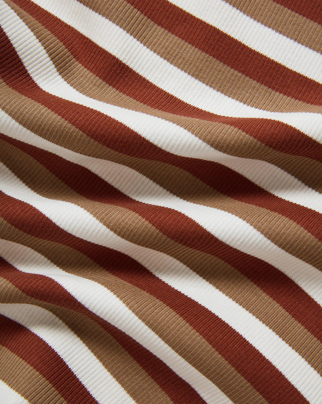 VERONICA BEARD Pruitt Striped Ribbed T-Shirt