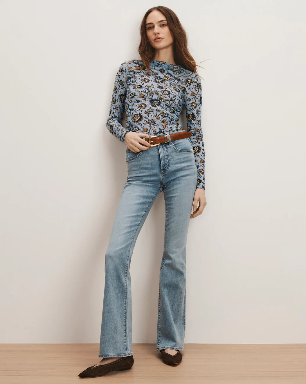VERONICA BEARD Sylviani Floral Top