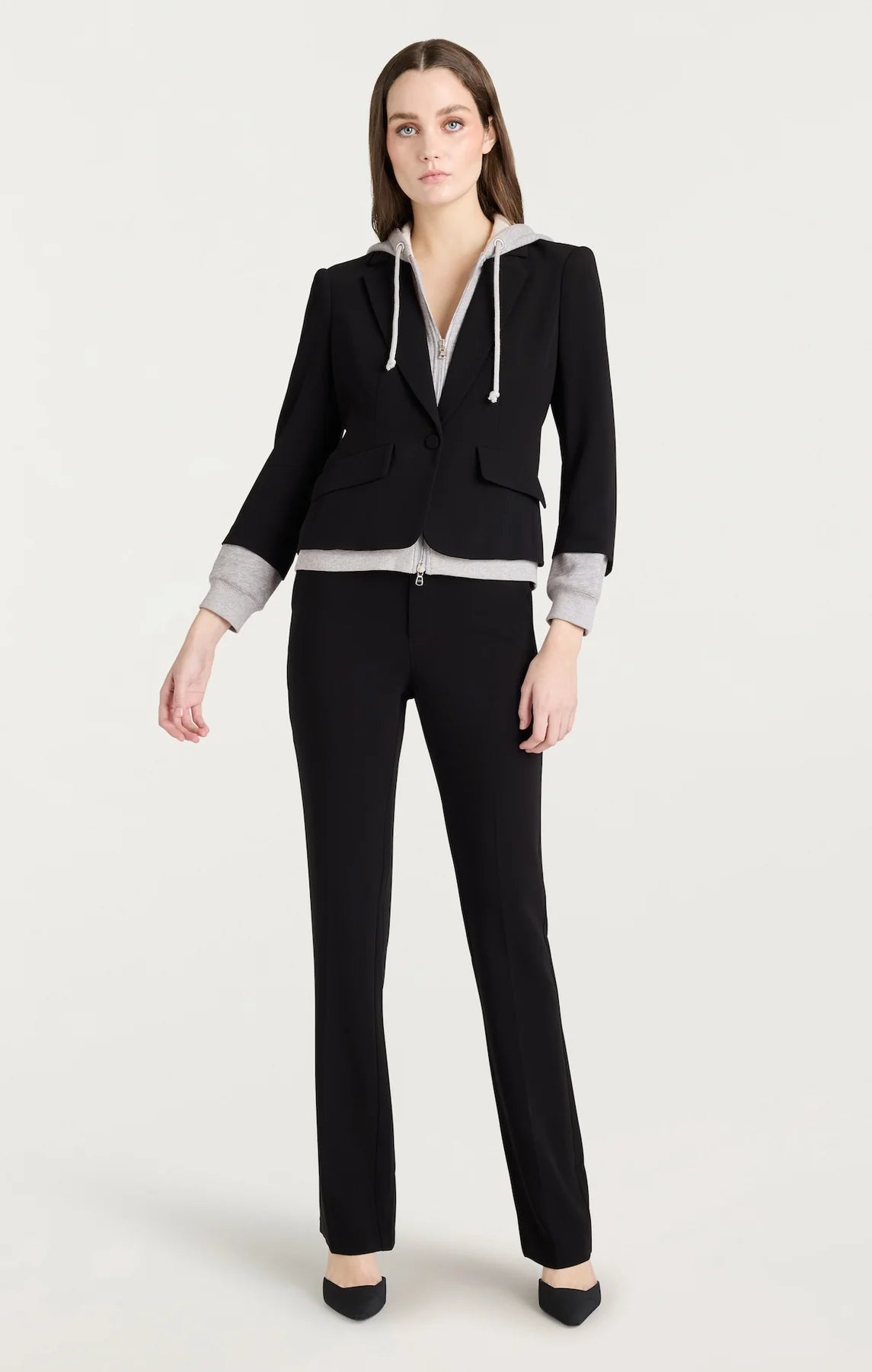 CINQ A SEPT Zip Up Le Petit Khloe Blazer
