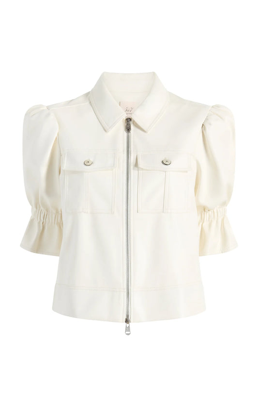 CINQ A SEPT Lite Vegan Leather Holly Jacket