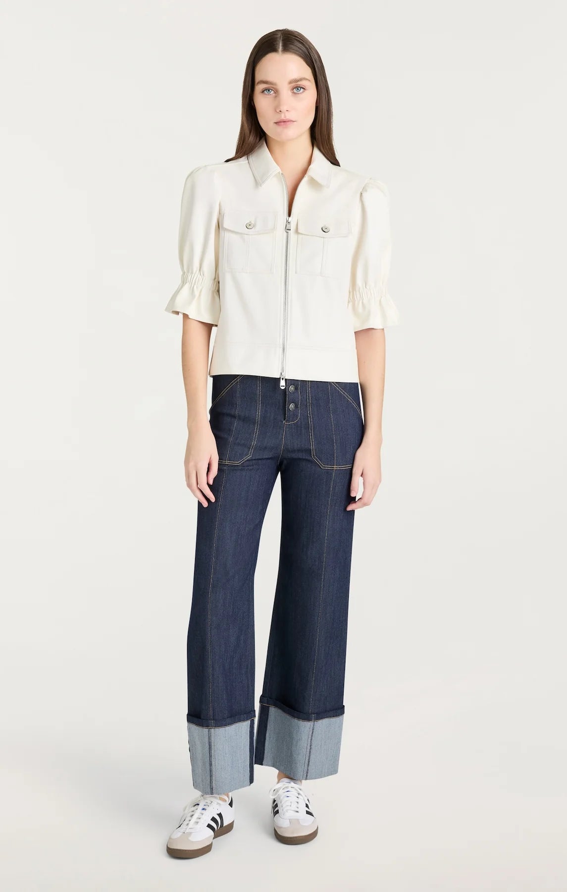 CINQ A SEPT Lite Vegan Leather Holly Jacket