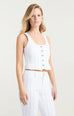 CINQ A SEPT Turquoise Embellished Rowena Vest